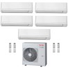 CONDIZIONATORE TOSHIBA PENTA SPLIT SEIYA CLASSIC 7000+7000+7000+12000+12000 BTU INVERTER RAS-5M34G3AVG-E A++