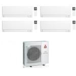 CONDIZIONATORE MITSUBISHI QUADRI SPLIT MSZ-AY 7000+15000+15000+18000 BTU WIFI INVERTER MXZ-5F102VF2 A++