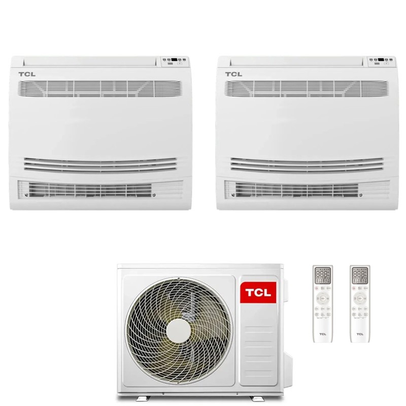condizionatore tcl dual split console a pavimento 90009000 btu wifi inverter mt1821