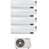 SAMSUNG WINDFREE AVANT CONDIZIONATORE QUADRI SPLIT R-32 7000+7000+7000+9000 BTU INVERTER WIFI AJ080TXJ4KG A++